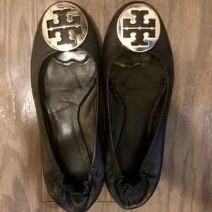 Authentic Black Tory Burch Ballet Flats